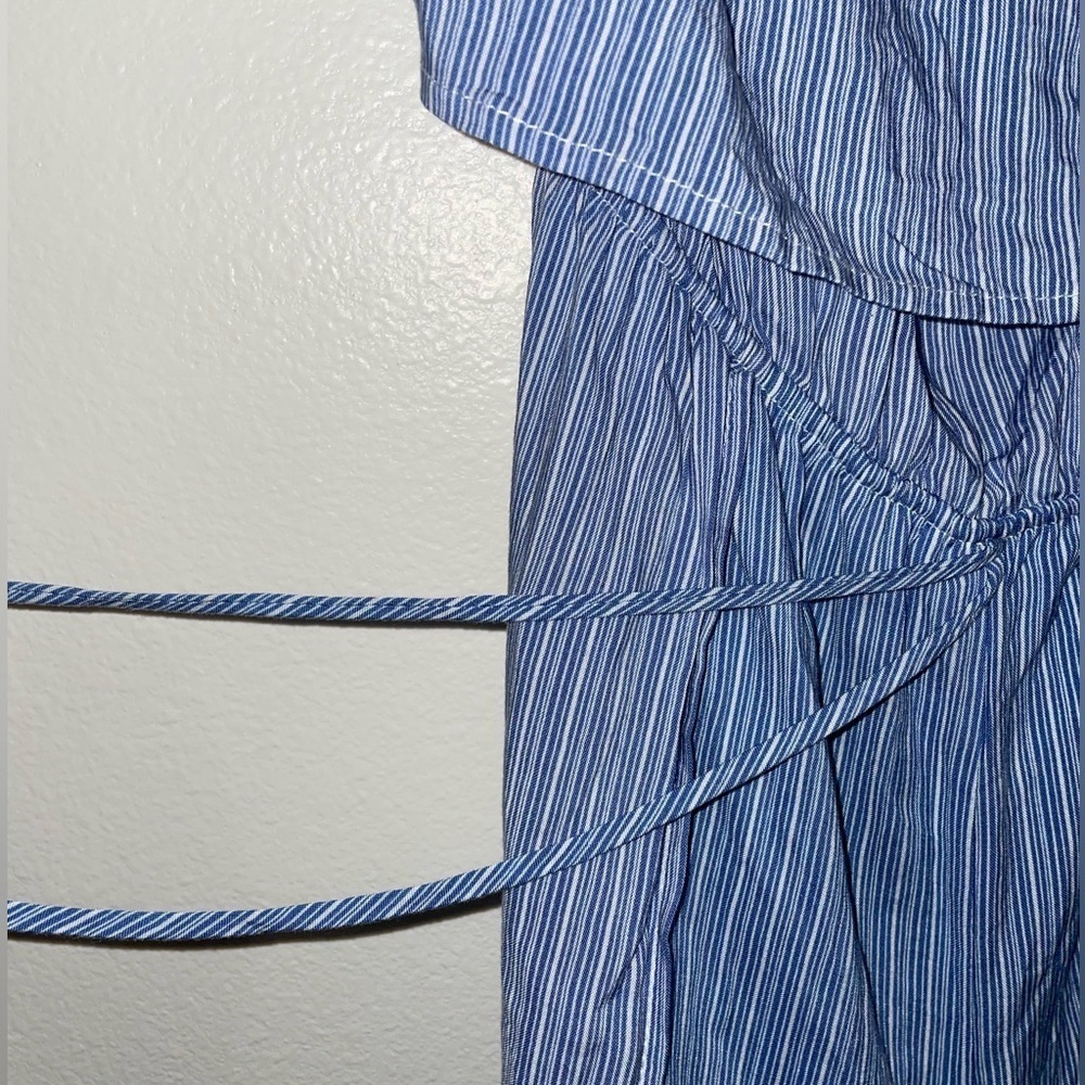 Cookie COUTURE HAWAII BLUE STRIPED JUMPSUIT - Picture 2 of 5
